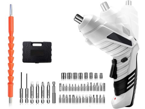 Wkrętarka akumulatorowa mini wkrętak zestaw 45 elementy bity walizka usb Wkrętarka akumulatorowa mini wkrętak zestaw 45 elementy bity walizka usb
