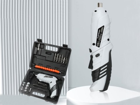 Wkrętarka akumulatorowa mini wkrętak zestaw 45 elementy bity walizka usb Wkrętarka akumulatorowa mini wkrętak zestaw 45 elementy bity walizka usb