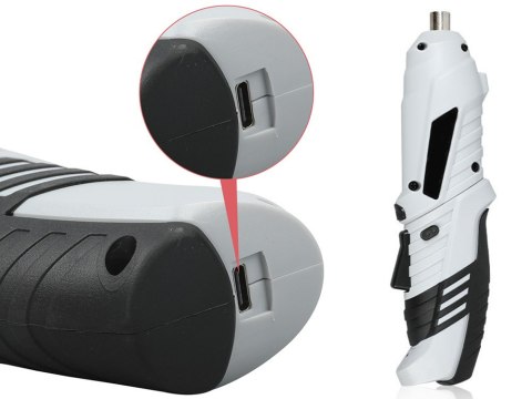 Wkrętarka akumulatorowa mini wkrętak zestaw 45 elementy bity walizka usb Wkrętarka akumulatorowa mini wkrętak zestaw 45 elementy bity walizka usb