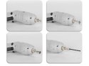 Wkrętarka akumulatorowa mini wkrętak zestaw 45 elementy bity walizka usb