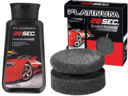 Zestaw do usuwania rys zarysowania pasta polerska gąbka platinium