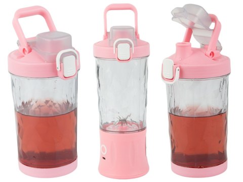 Blender do smoothie przenośny usb bezprzewodowy rozdrabniacz do lodu róż Blender do smoothie przenośny usb bezprzewodowy rozdrabniacz do lodu róż