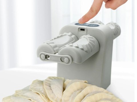 Elektryczna automatyczna maszynka do robienia lepienia pierogów podwójna Elektryczna automatyczna maszynka do robienia lepienia pierogów podwójna
