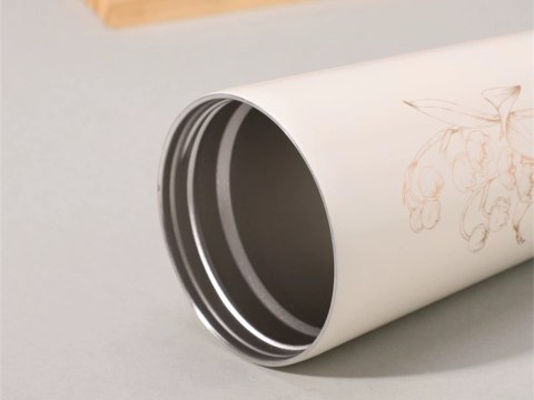 Kubek termiczny 530ml słomka z uchwytem stalowy termos na zimne i gorące Kubek termiczny 530ml słomka z uchwytem stalowy termos na zimne i gorące