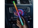 LAMPKA LED USB NA BIURKO REAKCJA NA DŹWIĘK MULTIKOLOR NEON RGB AKUMULATOR