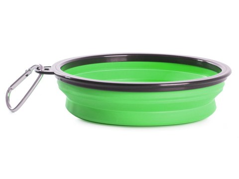 Miska składana silikonowa dla psa kota podróżna turystyczna lekka 800ml Miska składana silikonowa dla psa kota podróżna turystyczna lekka 800ml