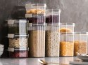 Pojemniki kuchenne na żywność do makaronu pojemnik z uszczelką zestaw 7 szt