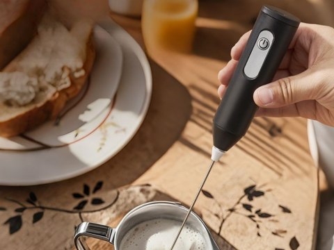 Spieniacz do mleka kawy ręczny ubijacz mini mikser elektryczny 3 tryby Spieniacz do mleka kawy ręczny ubijacz mini mikser elektryczny 3 tryby