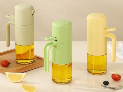 Spryskiwacz do oleju oliwy octu dozownik w sprayu 210ml szklany rozpylacz Spryskiwacz do oleju oliwy octu dozownik w sprayu 210ml szklany rozpylacz
