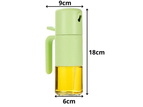 Spryskiwacz do oleju oliwy octu dozownik w sprayu 210ml szklany rozpylacz Spryskiwacz do oleju oliwy octu dozownik w sprayu 210ml szklany rozpylacz