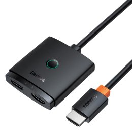 2W1 ADAPTER ROZDZIELACZ HDMI 4K 60HZ DWUKIERUNKOWY AIRJOY 1M CZARNY