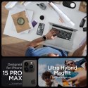 ETUI ULTRA HYBRID MAG Z MAGSAFE NA IPHONE 15 PRO MAX SZARO-CZARNE