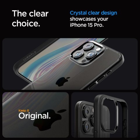 ETUI ULTRA HYBRID NA IPHONE 15 PRO CZARNY MAT ETUI ULTRA HYBRID NA IPHONE 15 PRO CZARNY MAT