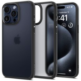 ETUI ULTRA HYBRID NA IPHONE 15 PRO PRZEZROCZYSTO-CZARNE