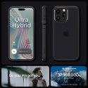 ETUI ULTRA HYBRID NA IPHONE 15 PRO PRZEZROCZYSTO-CZARNE