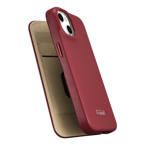 SKÓRZANE ETUI IPHONE 14 Z KLAPKĄ MAGNETYCZNE MAGSAFE CE PREMIUM LEATHER BORDOWY SKÓRZANE ETUI IPHONE 14 Z KLAPKĄ MAGNETYCZNE MAGSAFE CE PREMIUM LEATHER BORDOWY