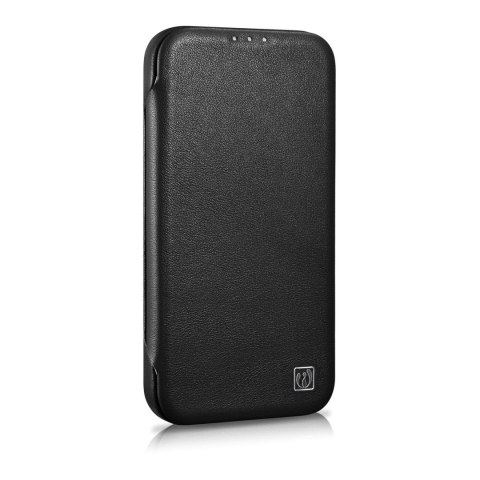 SKÓRZANE ETUI IPHONE 14 Z KLAPKĄ MAGNETYCZNE MAGSAFE CE PREMIUM LEATHER CZARNY SKÓRZANE ETUI IPHONE 14 Z KLAPKĄ MAGNETYCZNE MAGSAFE CE PREMIUM LEATHER CZARNY