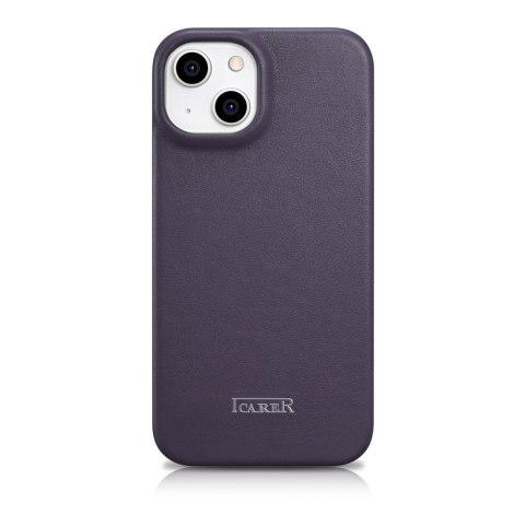 SKÓRZANE ETUI IPHONE 14 Z KLAPKĄ MAGNETYCZNE MAGSAFE CE PREMIUM LEATHER FIOLETOWY SKÓRZANE ETUI IPHONE 14 Z KLAPKĄ MAGNETYCZNE MAGSAFE CE PREMIUM LEATHER FIOLETOWY