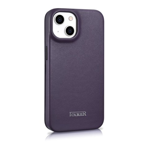 SKÓRZANE ETUI IPHONE 14 Z KLAPKĄ MAGNETYCZNE MAGSAFE CE PREMIUM LEATHER FIOLETOWY SKÓRZANE ETUI IPHONE 14 Z KLAPKĄ MAGNETYCZNE MAGSAFE CE PREMIUM LEATHER FIOLETOWY