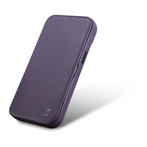 SKÓRZANE ETUI IPHONE 14 Z KLAPKĄ MAGNETYCZNE MAGSAFE CE PREMIUM LEATHER FIOLETOWY SKÓRZANE ETUI IPHONE 14 Z KLAPKĄ MAGNETYCZNE MAGSAFE CE PREMIUM LEATHER FIOLETOWY