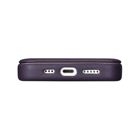 SKÓRZANE ETUI IPHONE 14 Z KLAPKĄ MAGNETYCZNE MAGSAFE CE PREMIUM LEATHER FIOLETOWY SKÓRZANE ETUI IPHONE 14 Z KLAPKĄ MAGNETYCZNE MAGSAFE CE PREMIUM LEATHER FIOLETOWY