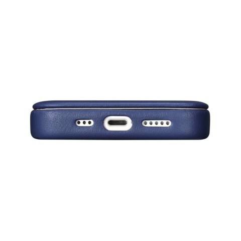 SKÓRZANE ETUI IPHONE 14 Z KLAPKĄ MAGNETYCZNE MAGSAFE CE PREMIUM LEATHER GRANATOWY SKÓRZANE ETUI IPHONE 14 Z KLAPKĄ MAGNETYCZNE MAGSAFE CE PREMIUM LEATHER GRANATOWY