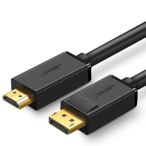 Kabel przewód jednokierunkowy z DisplayPort na HDMI 4K 30Hz 32 AWG 2 m czarny Kabel przewód jednokierunkowy z DisplayPort na HDMI 4K 30Hz 32 AWG 2 m czarny