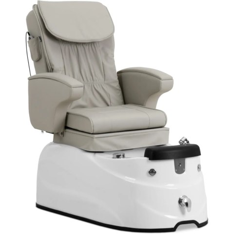 Fotel podologiczny do pedicure z funkcją masażu brodzikiem - beżowy Fotel podologiczny do pedicure z funkcją masażu brodzikiem - beżowy