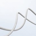 Kabel przewód USB-C - iPhone Lightning MFi 1m - srebrny