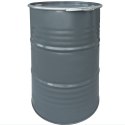 Beczka stalowa metalowa OH 212L zdejmowane wieko z korkami 2 i 3/4 - SZARA MIX