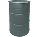 Beczka stalowa metalowa OH 212L zdejmowane wieko z korkami 2 i 3/4 - SZARA MIX