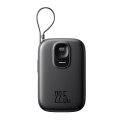 Powerbank 10000mAh z wbudowanym kablem 22.5W USB-C 0.25 cm - czarny