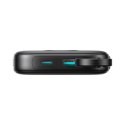 Powerbank 10000mAh z wbudowanym kablem 22.5W USB-C 0.25 cm - czarny