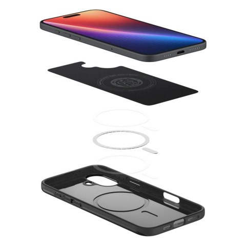 Etui ochronne na iPhone 16 Plus Thin Fit MagSafe - czarne Etui ochronne na iPhone 16 Plus Thin Fit MagSafe - czarne