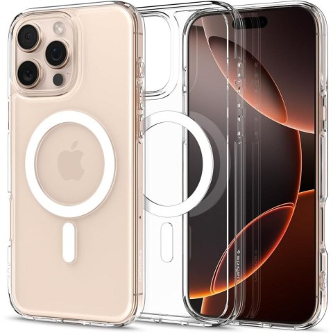 Etui ochronne na iPhone 16 Pro Ultra Hybrid Mag z MagSafe - przezroczyste białe Etui ochronne na iPhone 16 Pro Ultra Hybrid Mag z MagSafe - przezroczyste białe