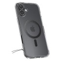 Etui ochronne na iPhone 16 Ultra Hybrid MagSafe Carbon Fiber - przezroczysto szare