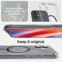 Etui ochronne na iPhone 16 Ultra Hybrid MagSafe Carbon Fiber - przezroczysto szare