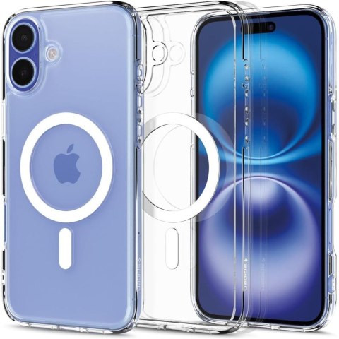 Etui plecki na iPhone 16 Plus Ultra Hybrid Mag z MagSafe - przezroczyste białe Etui plecki na iPhone 16 Plus Ultra Hybrid Mag z MagSafe - przezroczyste białe