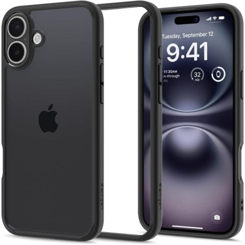 Etui plecki na iPhone 16 Plus Ultra Hybrid - czarny mat Etui plecki na iPhone 16 Plus Ultra Hybrid - czarny mat