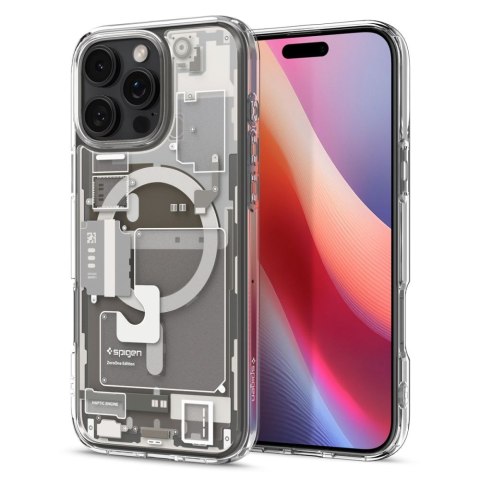 Etui pokrowiec na iPhone 16 Pro Ultra Hybrid Mag Zero One z MagSafe - tytanowe Etui pokrowiec na iPhone 16 Pro Ultra Hybrid Mag Zero One z MagSafe - tytanowe