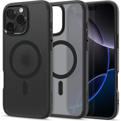 Etui pokrowiec na iPhone 16 Pro Ultra Hybrid Mag z MagSafe - czarne Etui pokrowiec na iPhone 16 Pro Ultra Hybrid Mag z MagSafe - czarne