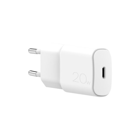 Ładowarka sieciowa USB-C 20W PD - biała Ładowarka sieciowa USB-C 20W PD - biała