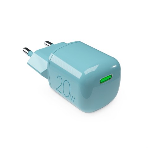 Ładowarka sieciowa USB-C GaN 20W - zielona Ładowarka sieciowa USB-C GaN 20W - zielona