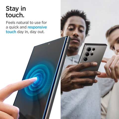 Szkło hartowane prywatyzujące na Samsung Galaxy S24 Ultra Glas.tR EZ Fit Privacy - 2 szt. Szkło hartowane prywatyzujące na Samsung Galaxy S24 Ultra Glas.tR EZ Fit Privacy - 2 szt.