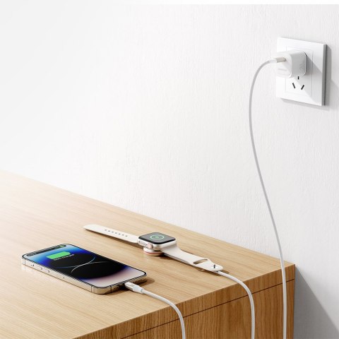 2W1 KABEL LIGHTNING DO IPHONE I ŁADOWARKA INDUKCYJNA DO APPLE WATCH USB-C 1.5M BIAŁY 2W1 KABEL LIGHTNING DO IPHONE I ŁADOWARKA INDUKCYJNA DO APPLE WATCH USB-C 1.5M BIAŁY