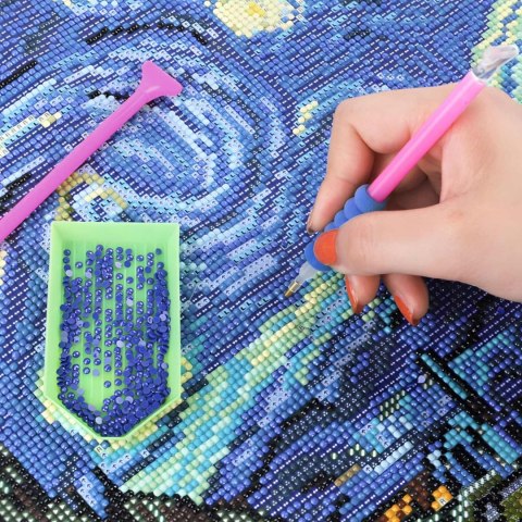 Akcesoria do haftu diamentowego diamond painting w walizce - zestaw Akcesoria do haftu diamentowego diamond painting w walizce - zestaw