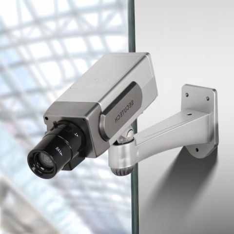 Atrapa kamery do monitoringu z migającą diodą LED Atrapa kamery do monitoringu z migającą diodą LED
