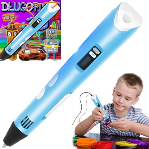 Długopis 3D zestaw kreatywny dla dzieci + wkłady PLA Długopis 3D zestaw kreatywny dla dzieci + wkłady PLA