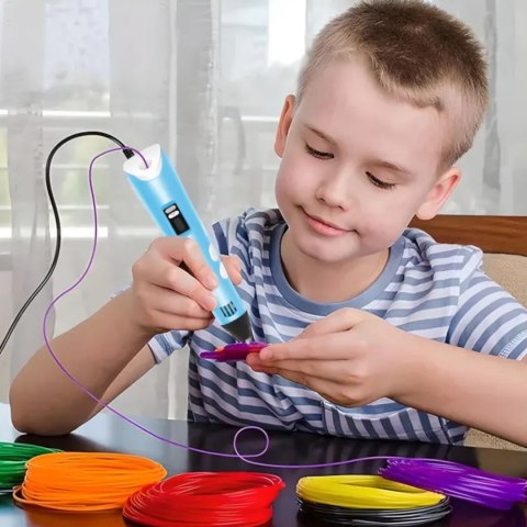 Długopis 3D zestaw kreatywny dla dzieci + wkłady PLA Długopis 3D zestaw kreatywny dla dzieci + wkłady PLA