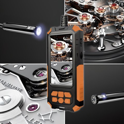 Endoskop kamera inspekcyjna 8 LED 3 końcówki Full HD Endoskop kamera inspekcyjna 8 LED 3 końcówki Full HD